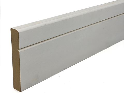 White primed MDF architrave 18mm x 68mm