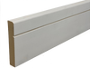 White primed MDF architrave 18mm x 68mm White primed MDF architrave 18mm x 68mm
