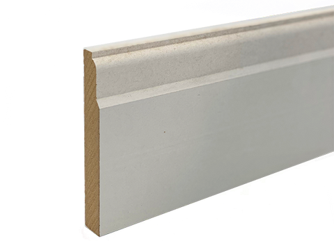 White primed MDF skirting board (Price per metre)