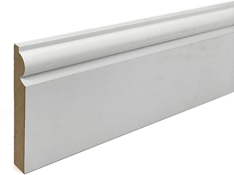 White primed MDF architrave 18mm x 68mm