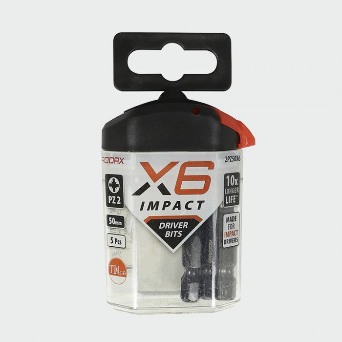 Addax X6i Impact Pozi Driver Bit set Addax X6i Impact Pozi Driver Bit set