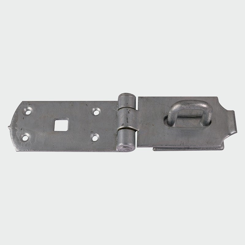 Heavy Secure Bolt On Hasp and Staple 200mm (8") Galvanised Heavy Secure Bolt On Hasp and Staple 200mm (8") Galvanised