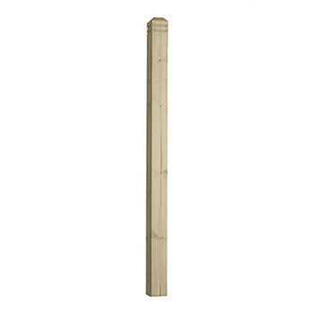 Deck Newel Post 1250-Treated Pine Chamfered and Beaded Deck Newel Post 1250-Treated Pine Chamfered and Beaded