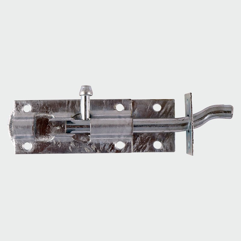 Galvanised 150mm (6") Neck Tower Bolt Galvanised 150mm (6") Neck Tower Bolt