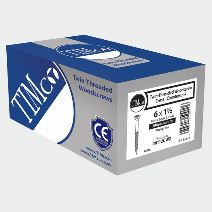 Timco Twin- Threaded Woodscrew Timco Twin- Threaded Woodscrew