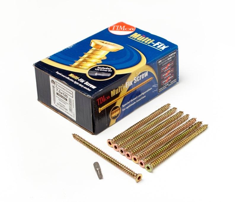 Timco Multi-Fix Concrete Screws (Box 100 ) Timco Multi-Fix Concrete Screws (Box 100 )