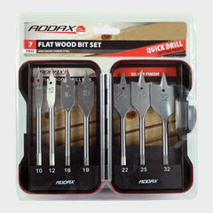 Flat Wood Drill Set 7pc