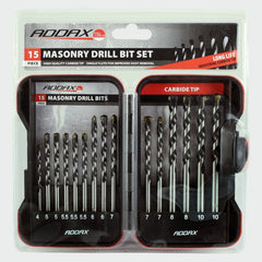 Addax Masonry Drill Bit Set 15pc