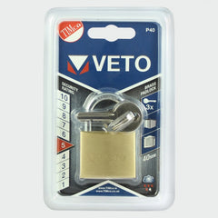 Veto Brass Padlocks 40mm